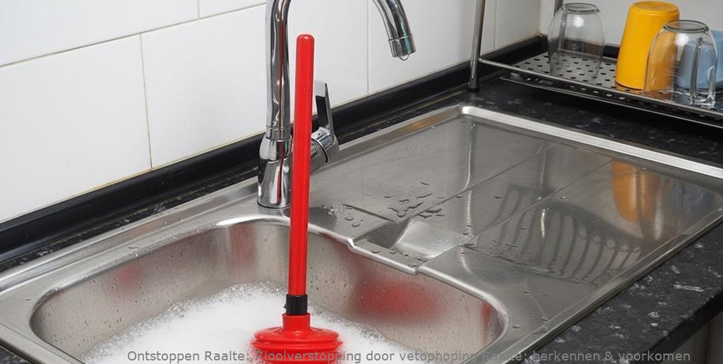 Rioolverstopping door vetophoping Raalte: herkennen & voorkomen