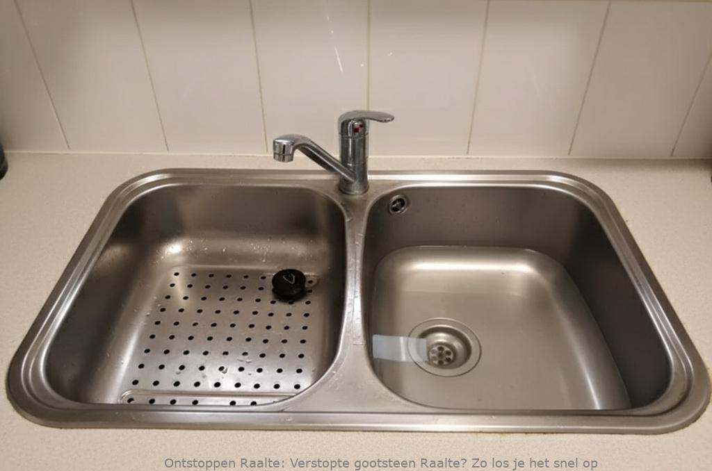 Verstopte gootsteen Raalte? Zo los je het snel op